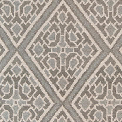 Alfombra decorativa de lana hecha a mano Alameda AMD-1008 de 2' x 3'