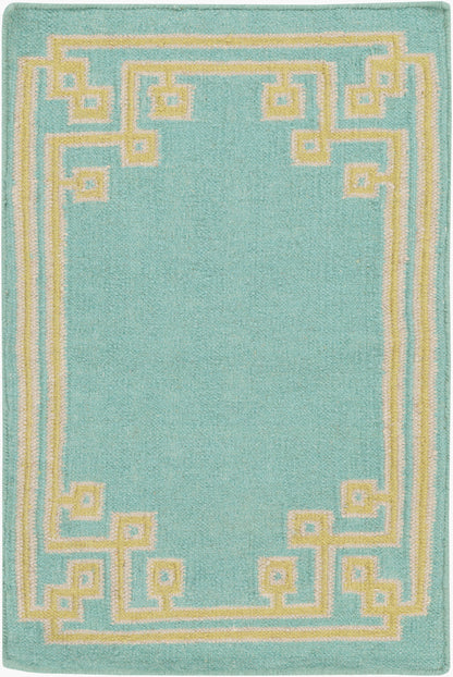 Alfombra decorativa de lana hecha a mano Alameda AMD-1010 de 2' x 3'