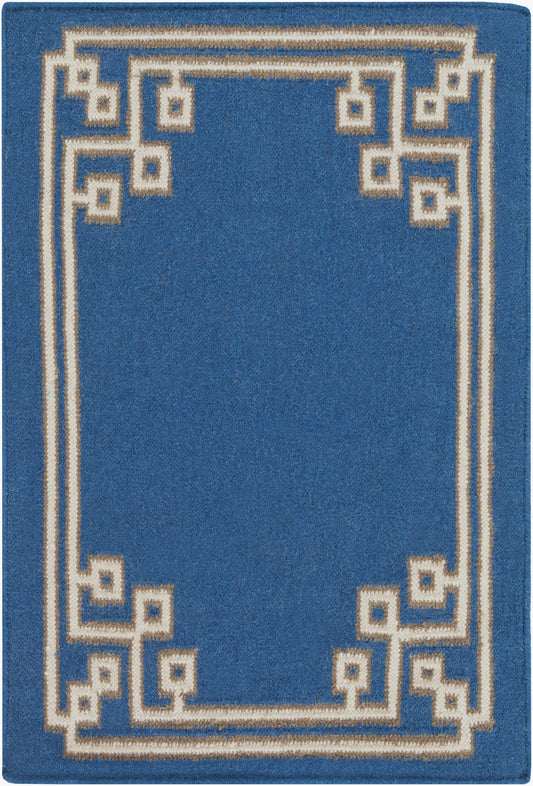 Alfombra decorativa de lana hecha a mano Alameda AMD-1011 de 2' x 3'