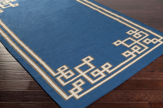 Alfombra decorativa de lana hecha a mano Alameda AMD-1011 de 2' x 3'