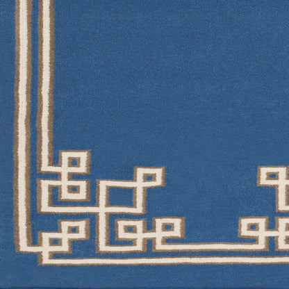 Alfombra decorativa de lana hecha a mano Alameda AMD-1011 de 2' x 3'