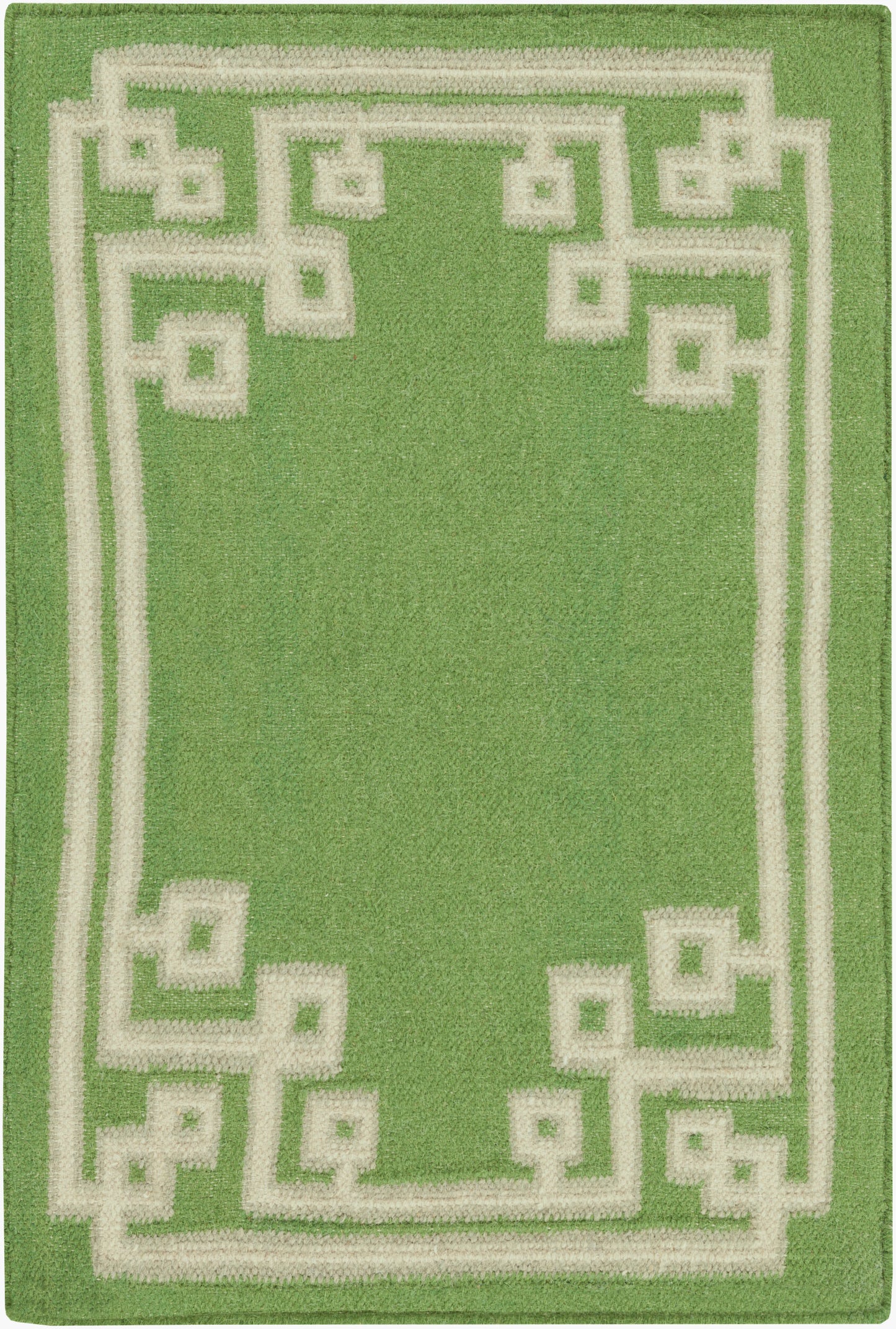 Alfombra decorativa de lana Alameda AMD-1013 de 2' x 3' hecha a mano