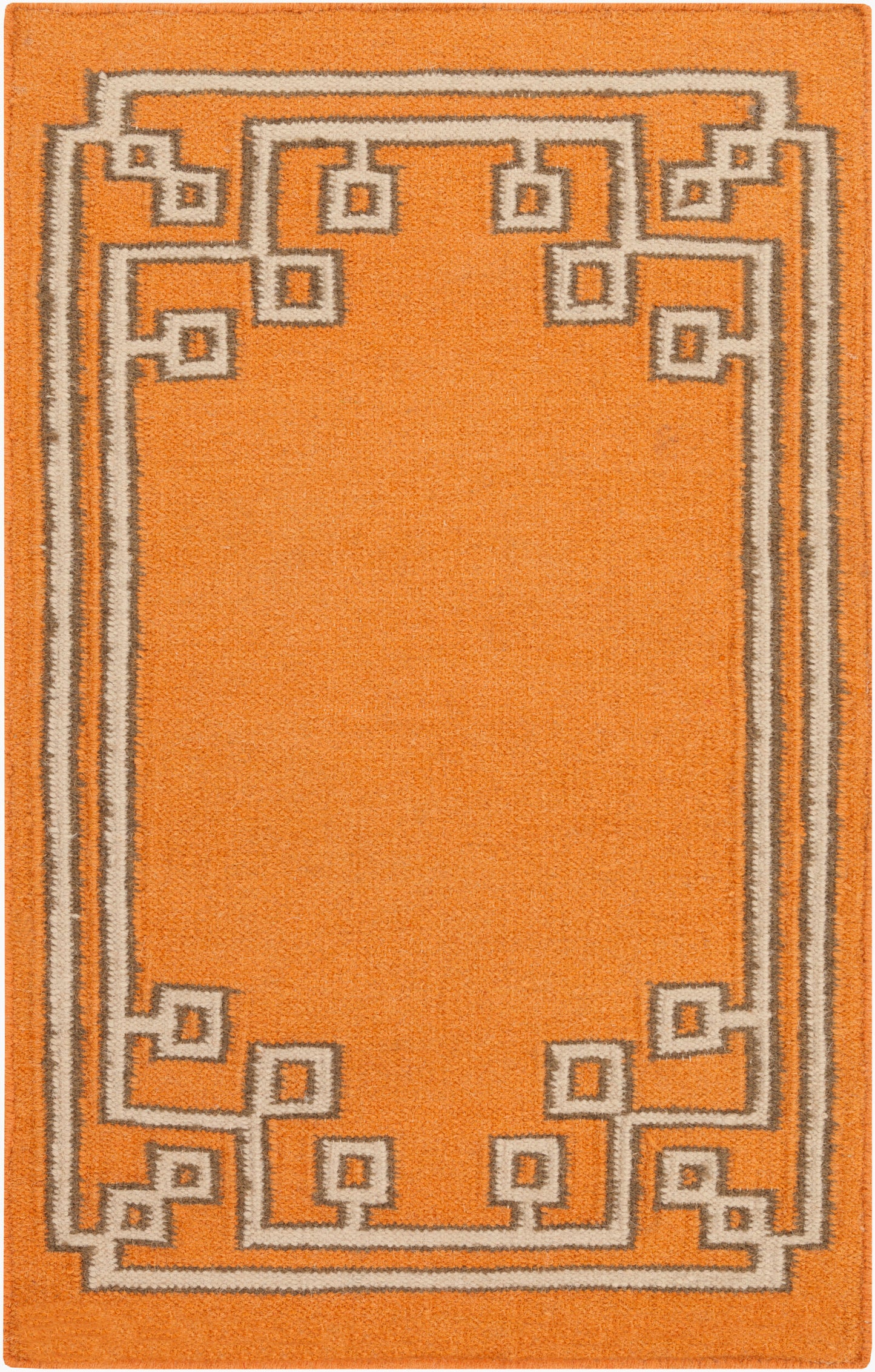 Alfombra decorativa de lana hecha a mano Alameda AMD-1016 de 2' x 3'