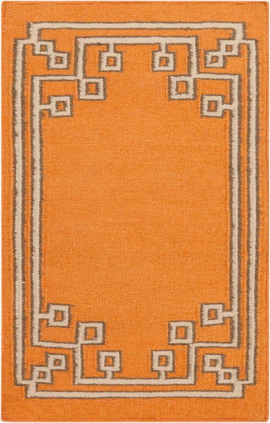 Alfombra decorativa de lana hecha a mano Alameda AMD-1016 de 2' x 3'