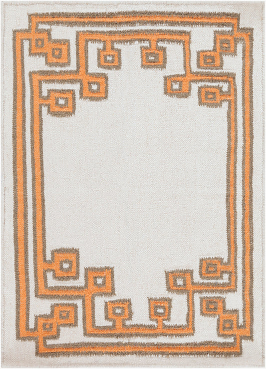 Alfombra decorativa de lana hecha a mano Alameda AMD-1018 de 2' x 3'