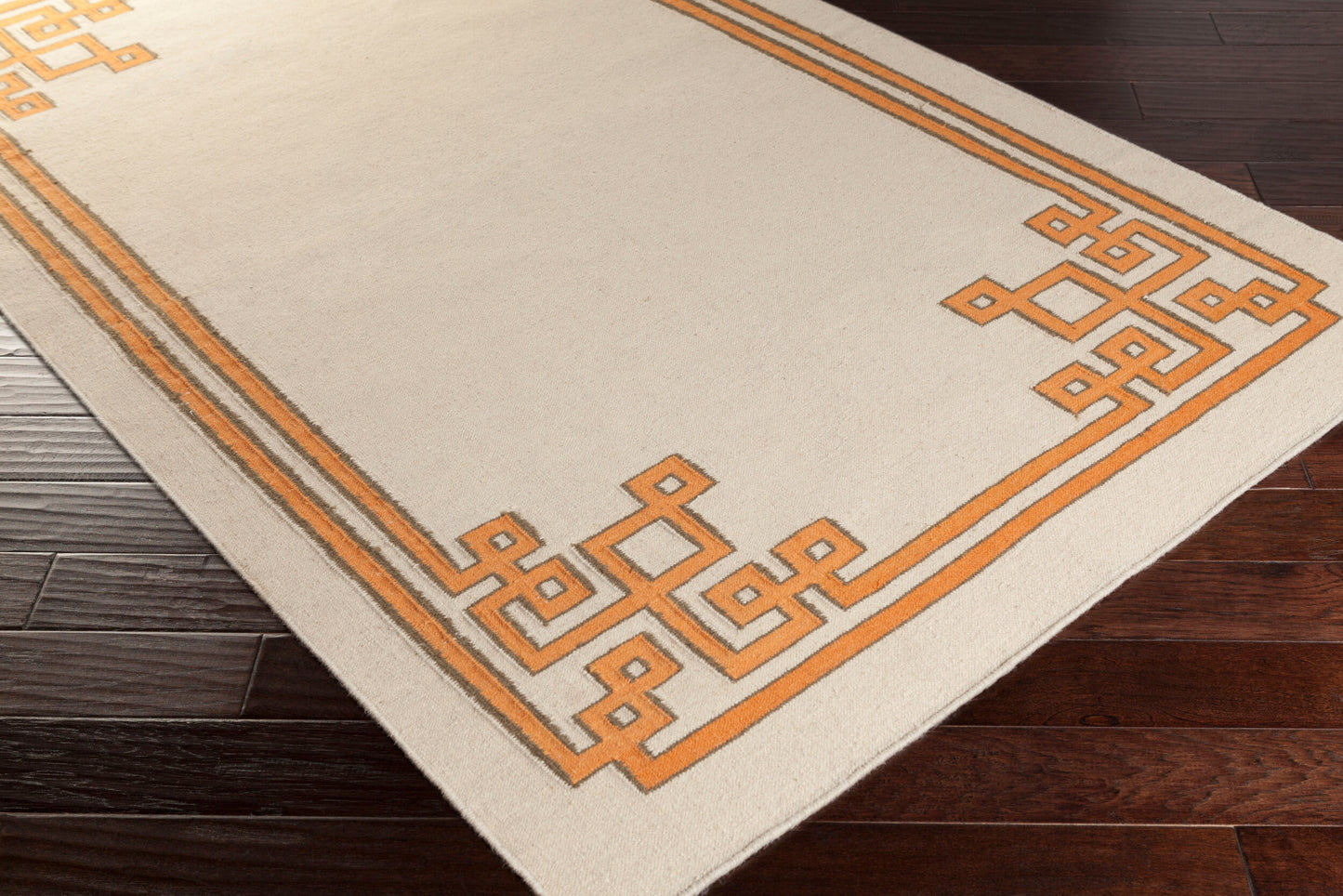 Alfombra decorativa de lana hecha a mano Alameda AMD-1018 de 2' x 3'