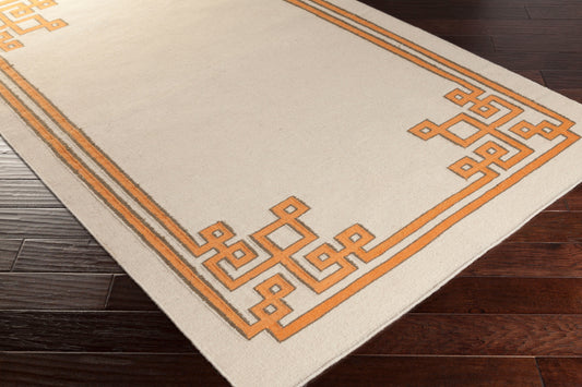 Alfombra decorativa de lana hecha a mano Alameda AMD-1018 de 2' x 3'