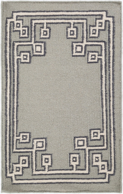 Alfombra decorativa de lana hecha a mano Alameda AMD-1019 de 2' x 3'