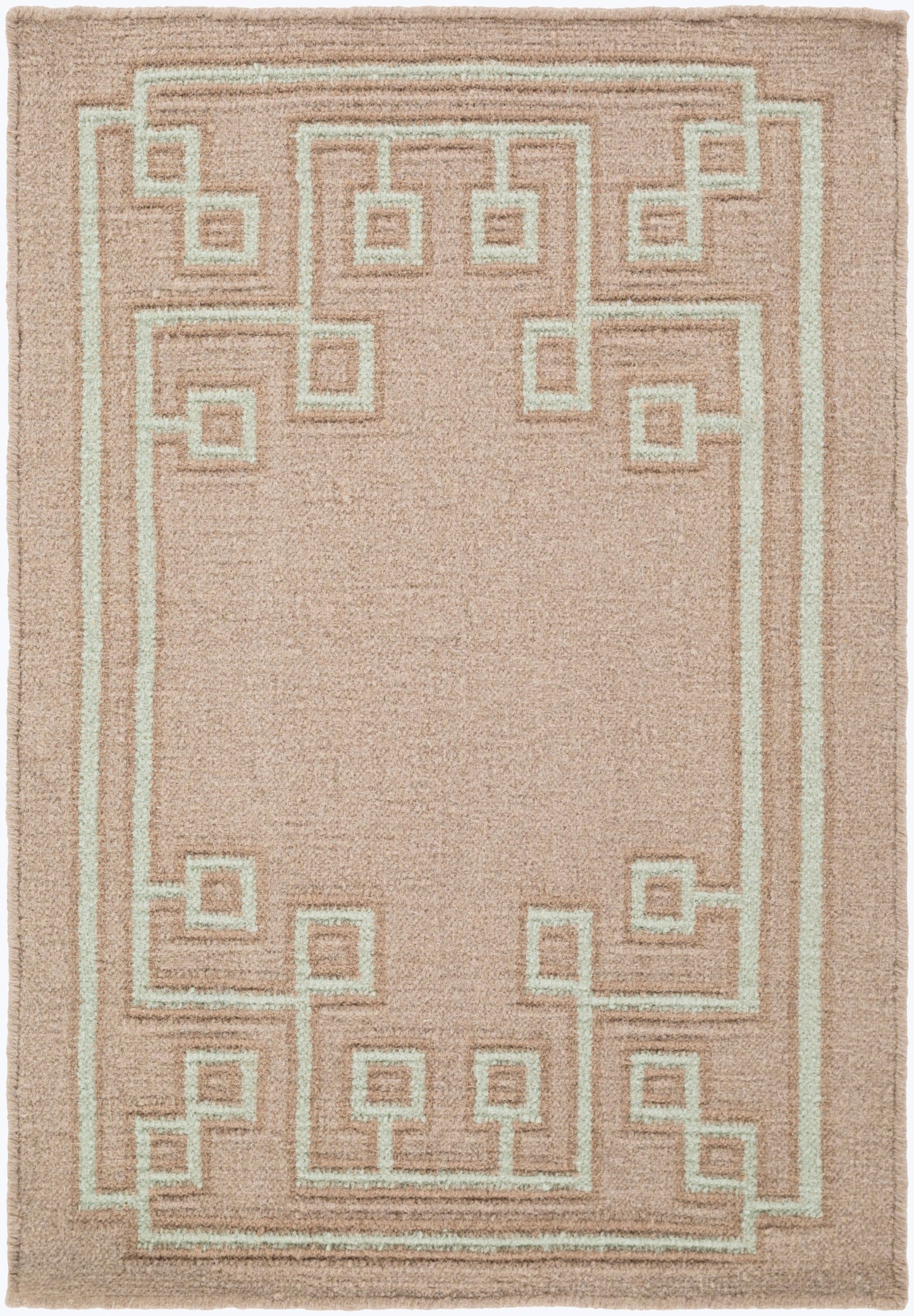 Alfombra decorativa de lana hecha a mano Alameda AMD-1020 de 2' x 3'
