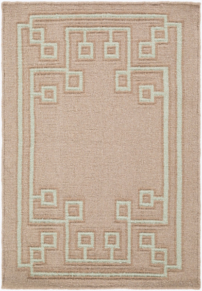 Alfombra decorativa de lana hecha a mano Alameda AMD-1020 de 2' x 3'