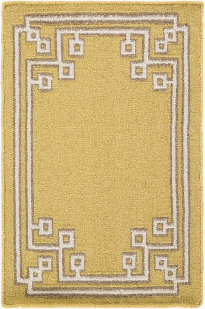 Alfombra decorativa de lana Alameda AMD-1021 de 2' x 3' hecha a mano