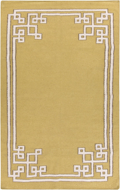Alfombra decorativa de lana Alameda AMD-1021 de 90 x 150 cm, hecha a mano