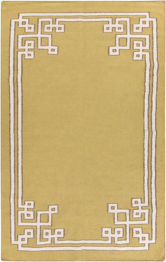 Alfombra decorativa de lana Alameda AMD-1021 de 90 x 150 cm, hecha a mano