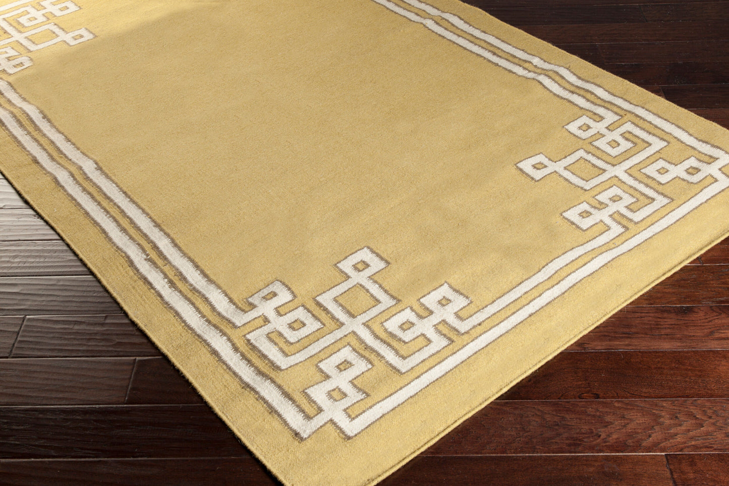 Alfombra decorativa de lana Alameda AMD-1021 de 2' x 3' hecha a mano