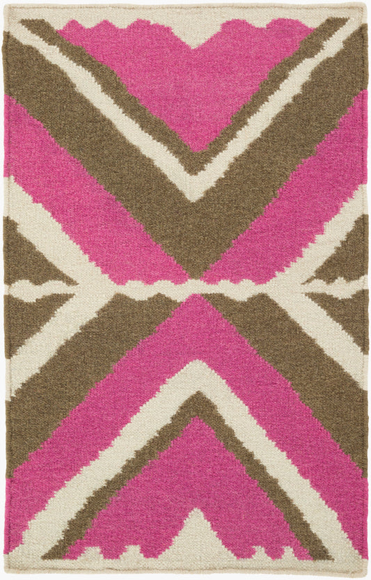 Alameda AMD-1025 2' x 3' Handmade Wool Accent Rug