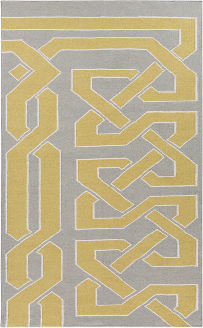Alfombra decorativa de lana hecha a mano Alameda AMD-1034 de 2' x 3'