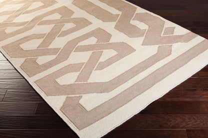 Alfombra decorativa de lana hecha a mano Alameda AMD-1039 de 3' x 5'