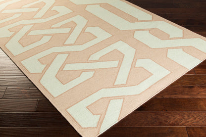 Alfombra decorativa de lana hecha a mano Alameda AMD-1040 de 2' x 3'
