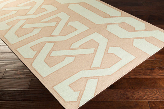 Alfombra decorativa de lana hecha a mano Alameda AMD-1040 de 2' x 3'