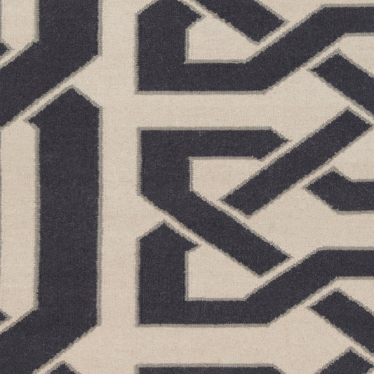 Alfombra decorativa de lana hecha a mano Alameda AMD-1041 de 2' x 3'