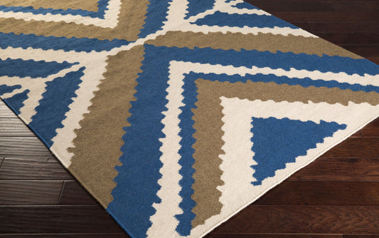 Alameda AMD-1046 2' x 3' Handmade Wool Accent Rug