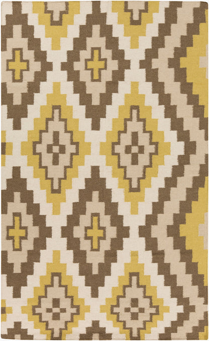 Alfombra decorativa de lana hecha a mano Alameda AMD-1049 de 2' x 3'