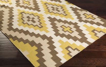 Alfombra decorativa de lana hecha a mano Alameda AMD-1049 de 2' x 3'