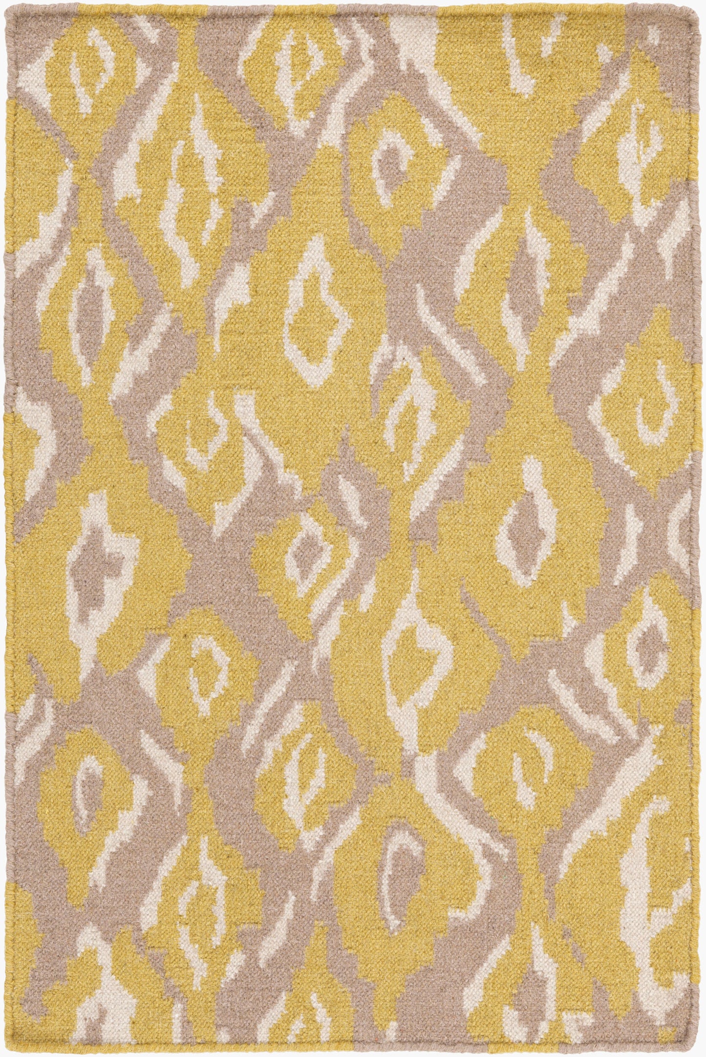 Alfombra decorativa de lana hecha a mano Alameda AMD-1052 de 2' x 3'