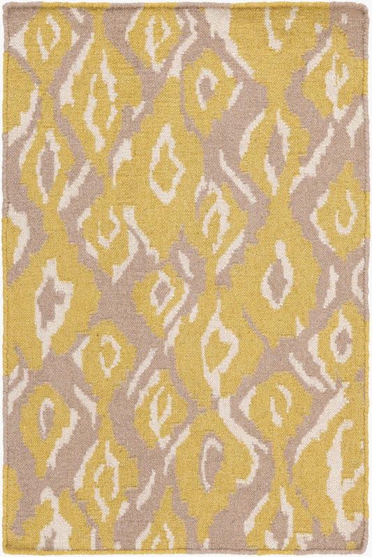 Alfombra decorativa de lana hecha a mano Alameda AMD-1052 de 2' x 3'