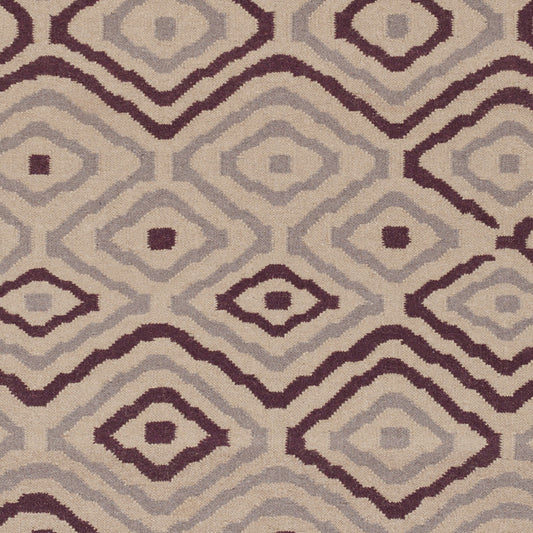Alfombra decorativa de lana Alameda AMD-1055 de 3' x 5' hecha a mano