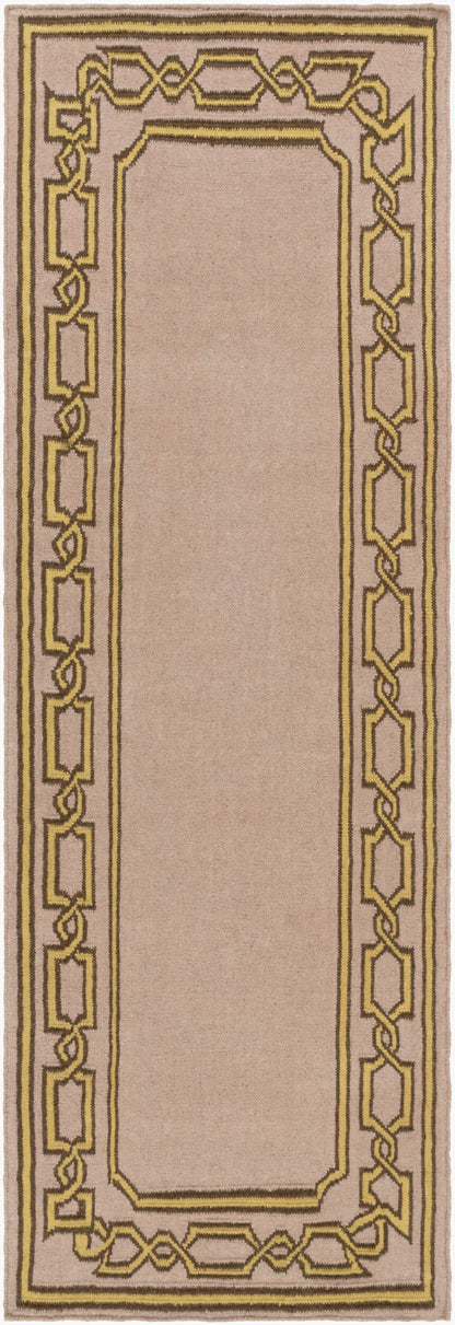 Alfombra de lana Alameda AMD-1058 de 2,4 m, hecha a mano