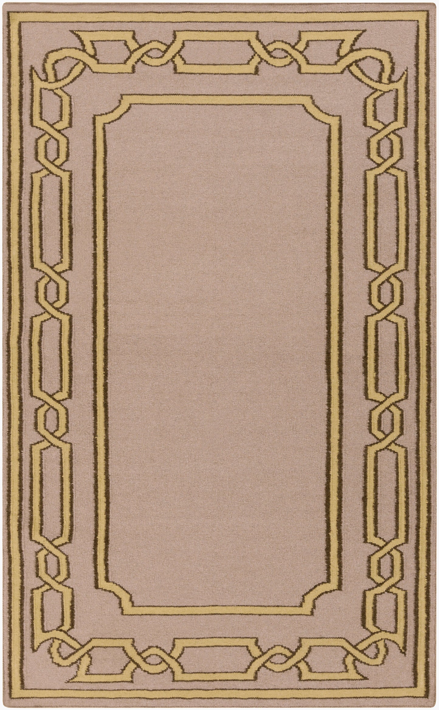Alfombra decorativa de lana hecha a mano Alameda AMD-1058 de 2' x 3'