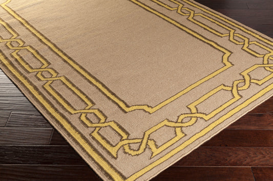 Alfombra decorativa de lana hecha a mano Alameda AMD-1058 de 2' x 3'