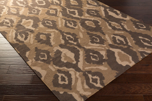 Alfombra decorativa de lana hecha a mano Alameda AMD-1061 de 2' x 3'