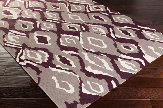 Alfombra decorativa de lana hecha a mano Alameda AMD-1064 de 2' x 3'