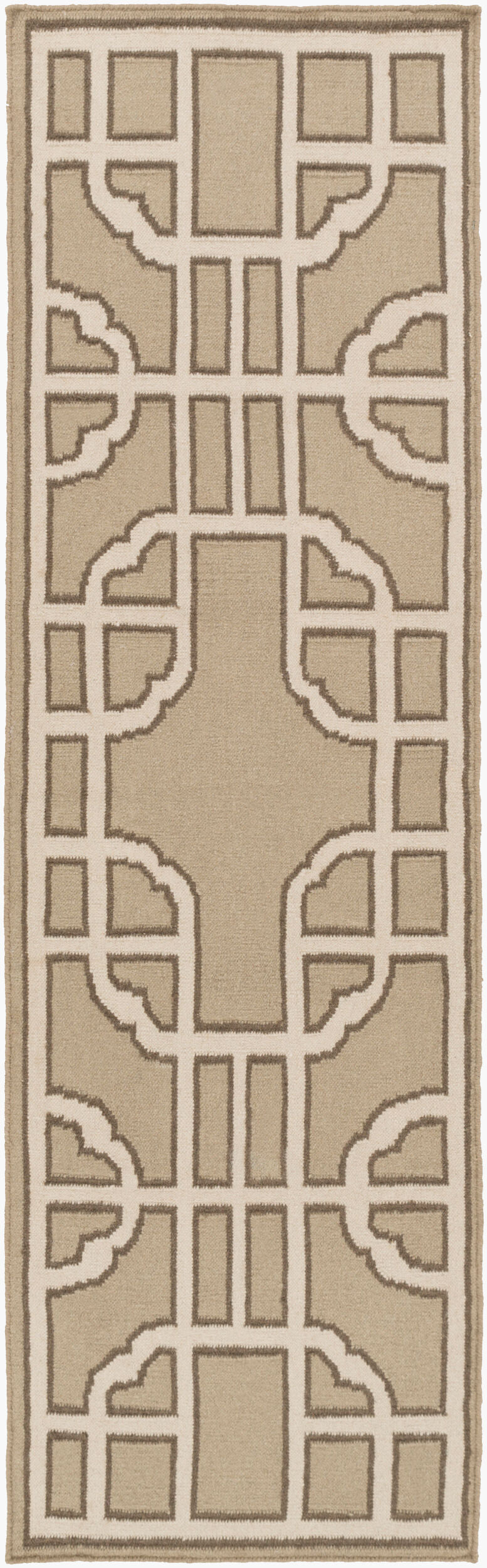 Alfombra de lana Alameda AMD-1066 de 2,4 m, hecha a mano