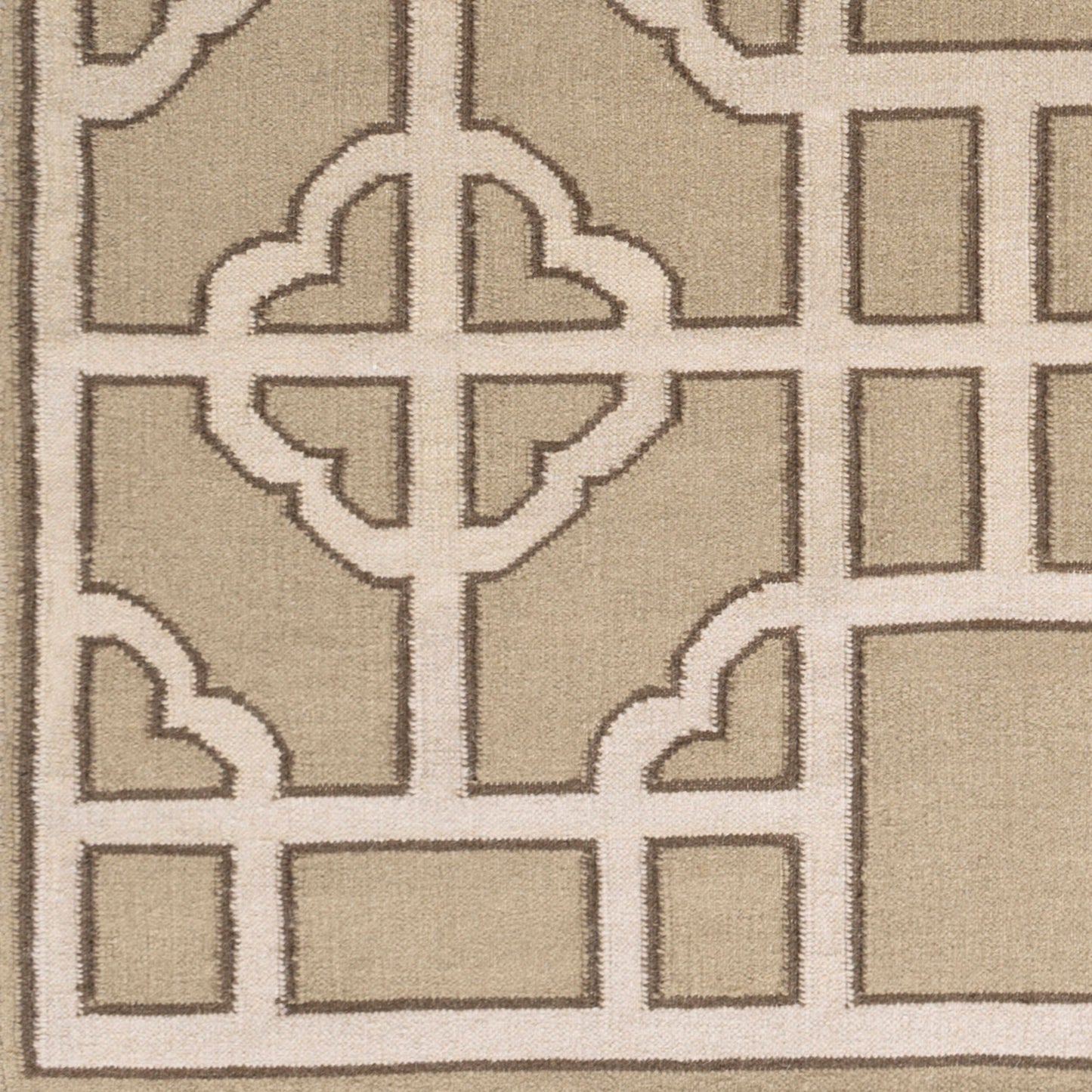 Alfombra decorativa de lana hecha a mano Alameda AMD-1066 de 2' x 3'