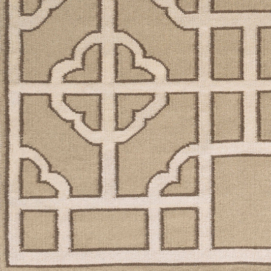 Alfombra decorativa de lana hecha a mano Alameda AMD-1066 de 2' x 3'