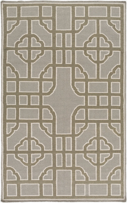 Alfombra decorativa de lana hecha a mano Alameda AMD-1069 de 2' x 3'