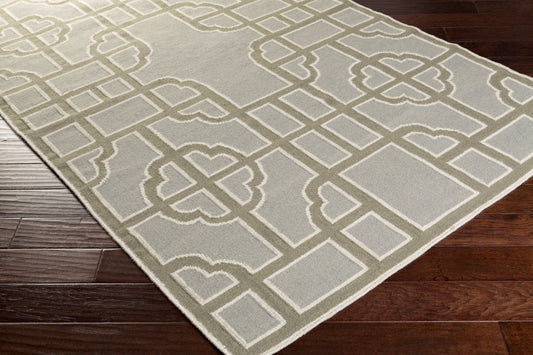 Alfombra decorativa de lana hecha a mano Alameda AMD-1069 de 2' x 3'