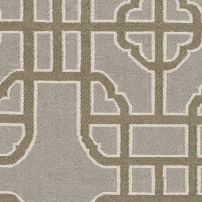 Alfombra decorativa de lana hecha a mano Alameda AMD-1069 de 2' x 3'
