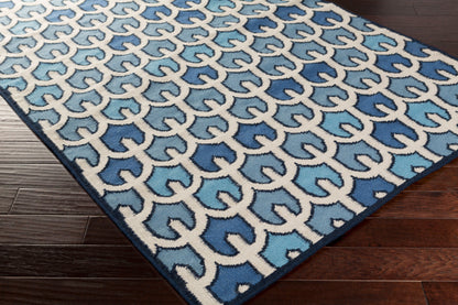 Alfombra decorativa de lana hecha a mano Alameda AMD-1074 de 2' x 3'