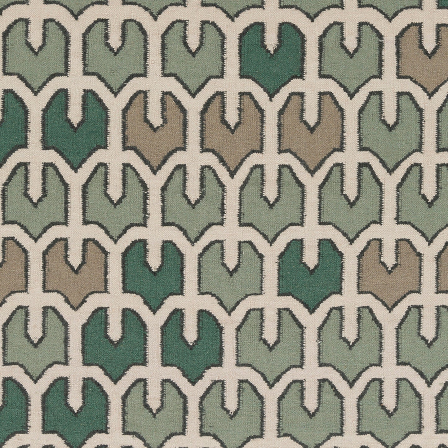 Alfombra decorativa de lana Alameda AMD-1078 de 2' x 3' hecha a mano