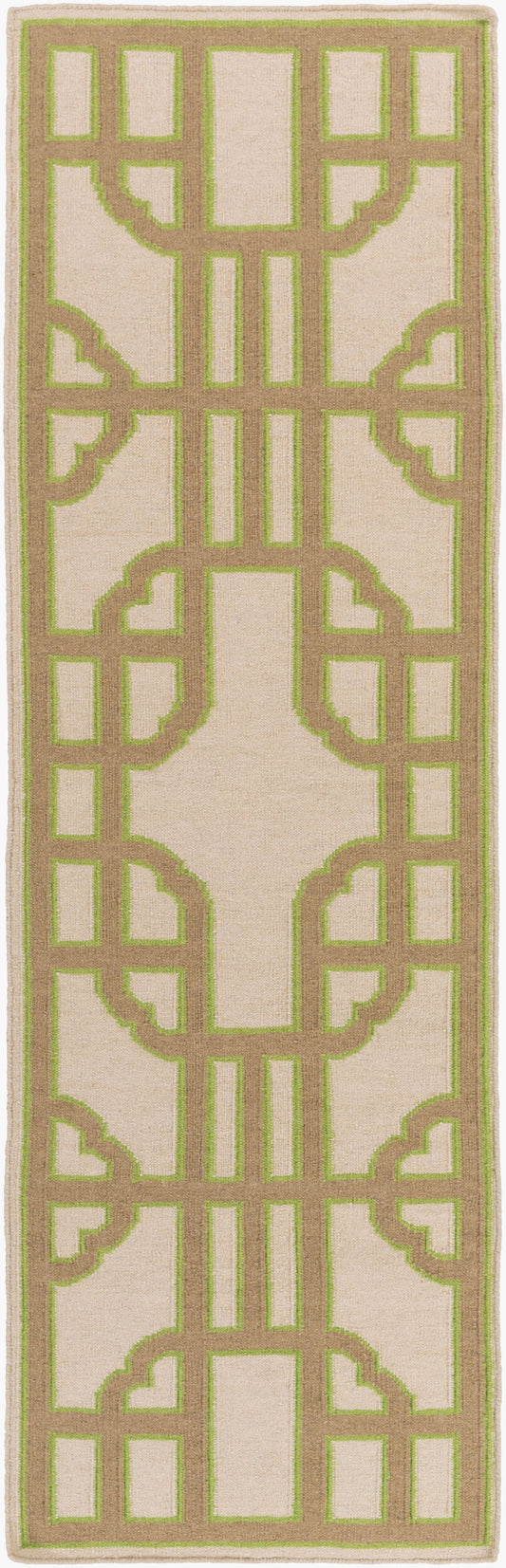 Alfombra de lana Alameda AMD-1079 de 2,4 m, hecha a mano