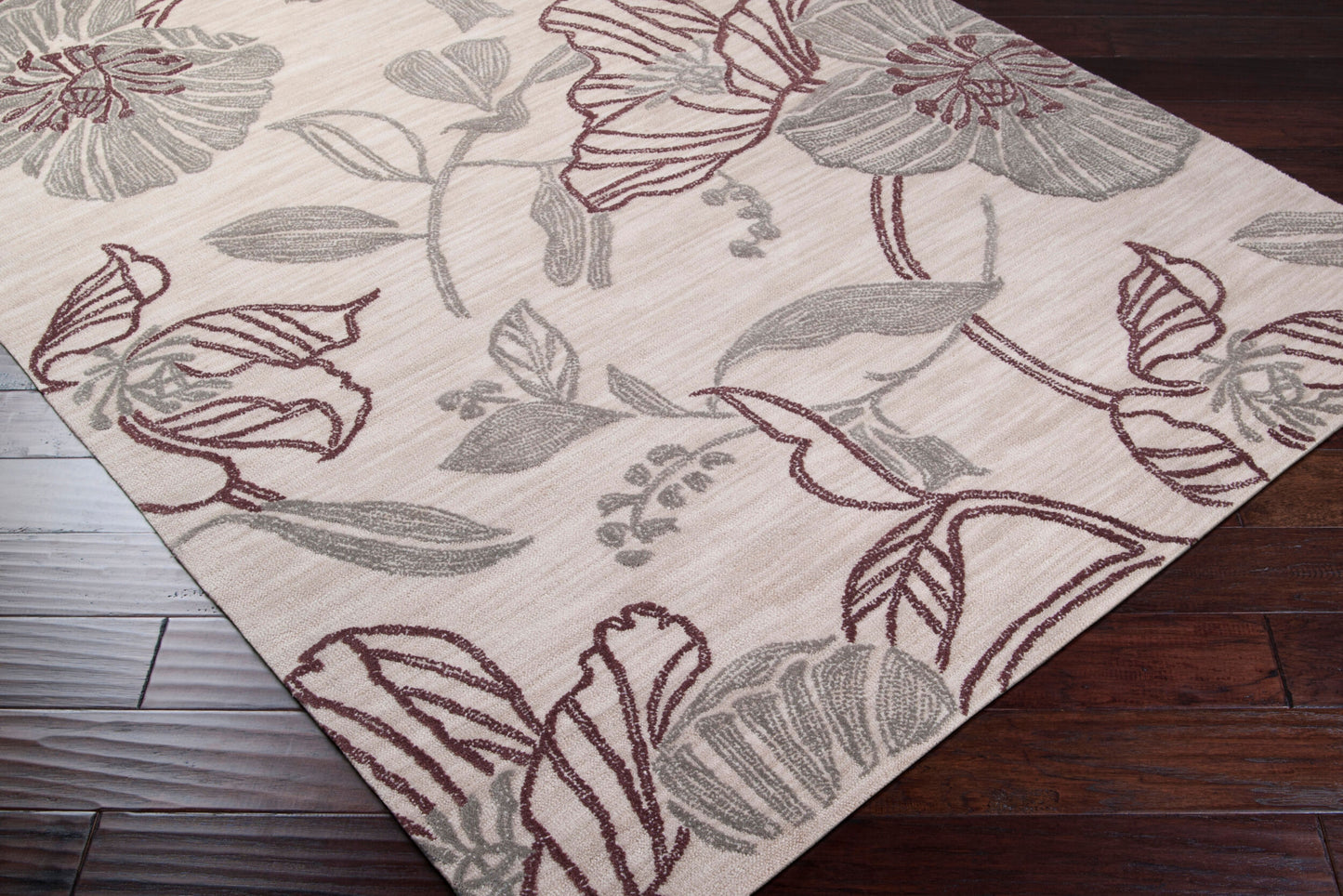 Alfombra decorativa tejida a máquina Ameila AME-2225 de 2' x 3'