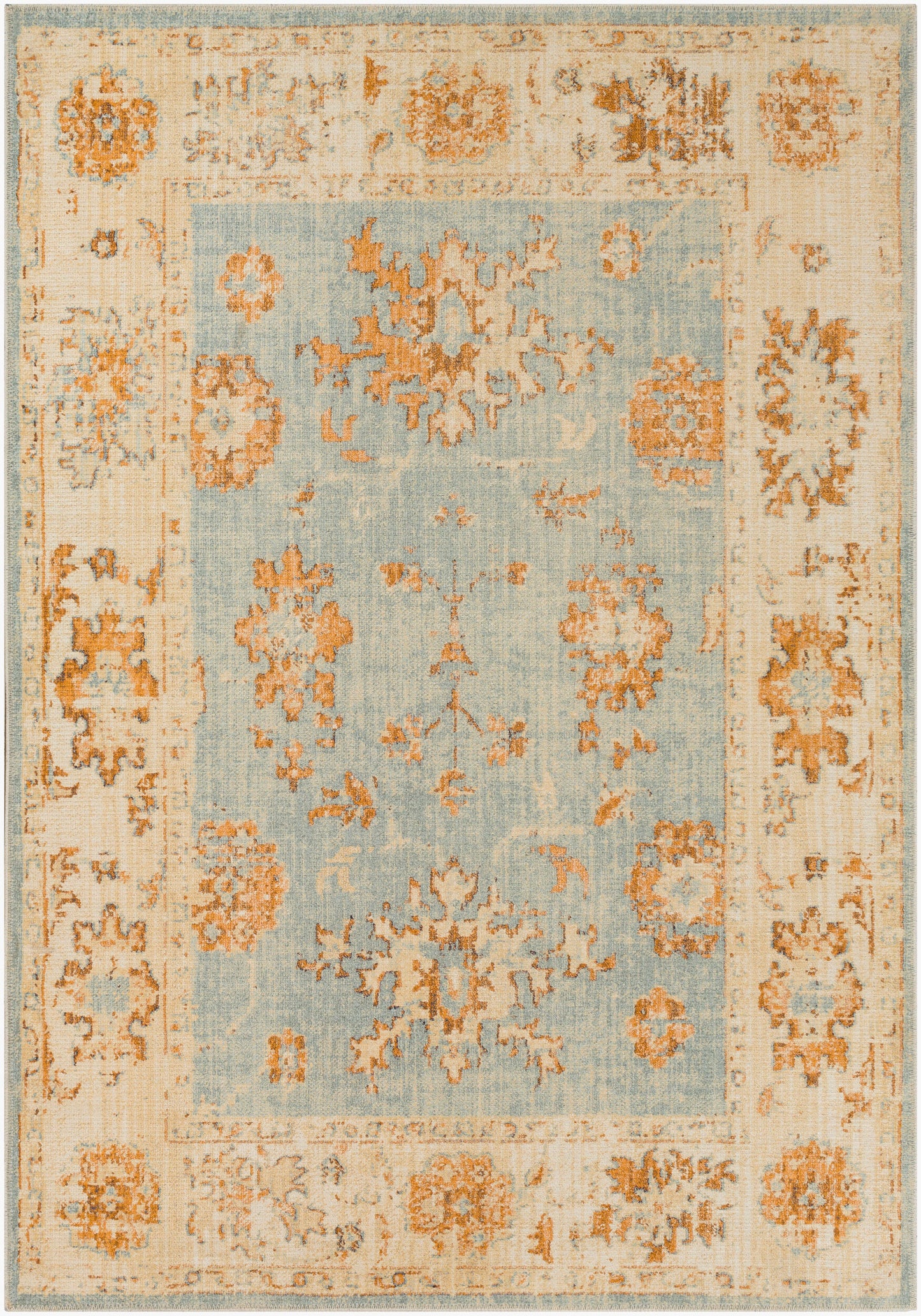 Alfombra decorativa lavable a máquina Amelie AML-2302 de 2' x 3'