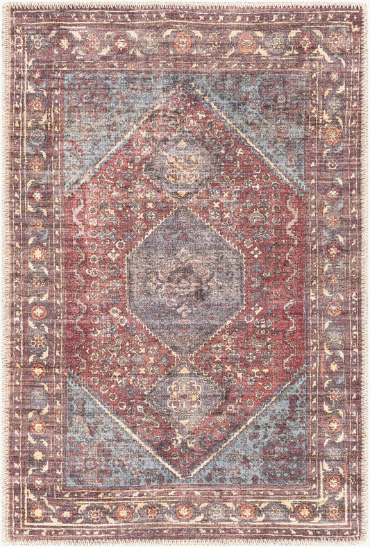 Amelie AML-2306 2' x 3' Machine Woven Washable Accent Rug