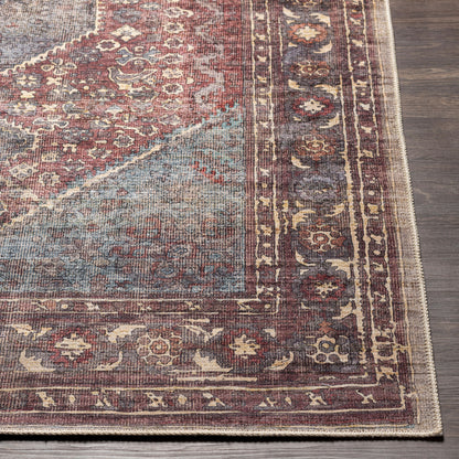 Amelie AML-2306 8ft Runner Machine Woven Washable Runner Rug