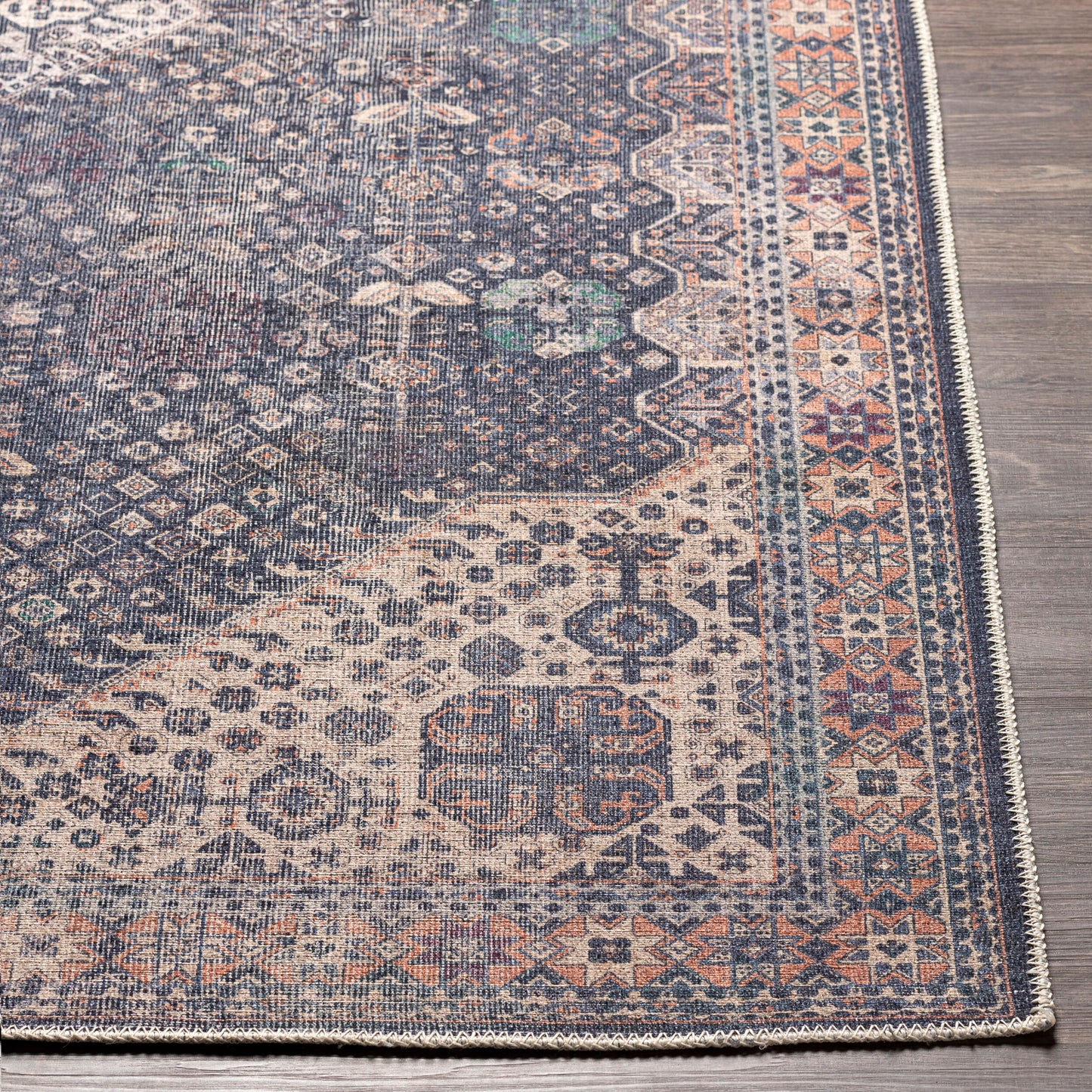 Alfombra lavable a máquina Amelie AML-2307 de 1,83 m x 2,74 m
