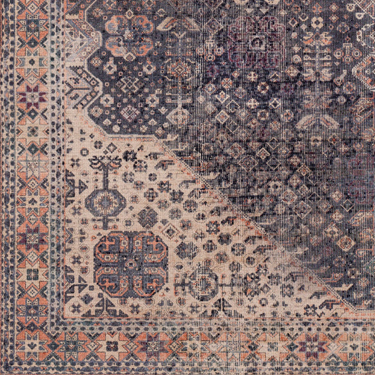 Alfombra decorativa lavable a máquina Amelie AML-2307 de 2' x 3'